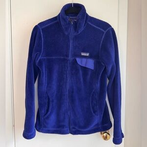 Patagonia Women’s Retool Full Zip Fleece Jacket Blue Size S Outerwear